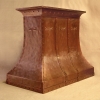 Island hood with dragonfly,  in hammered copper by Archive Designs.